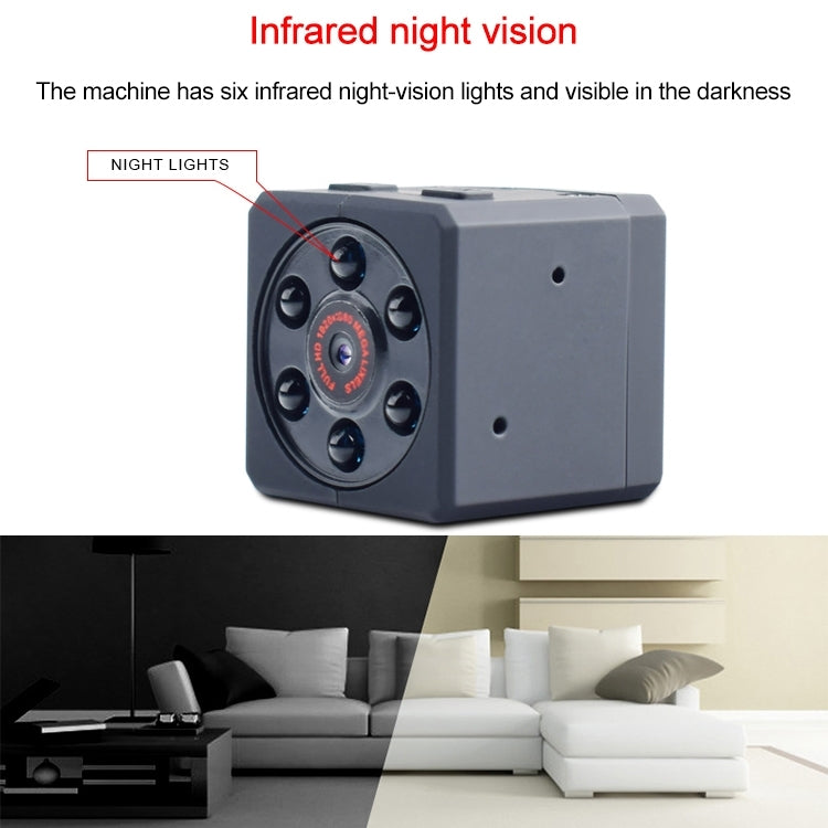 MD18A 1080P Smart Camera Digital Home Video Camera, Support Infrared Night Vision / Motion Detection / TF Card