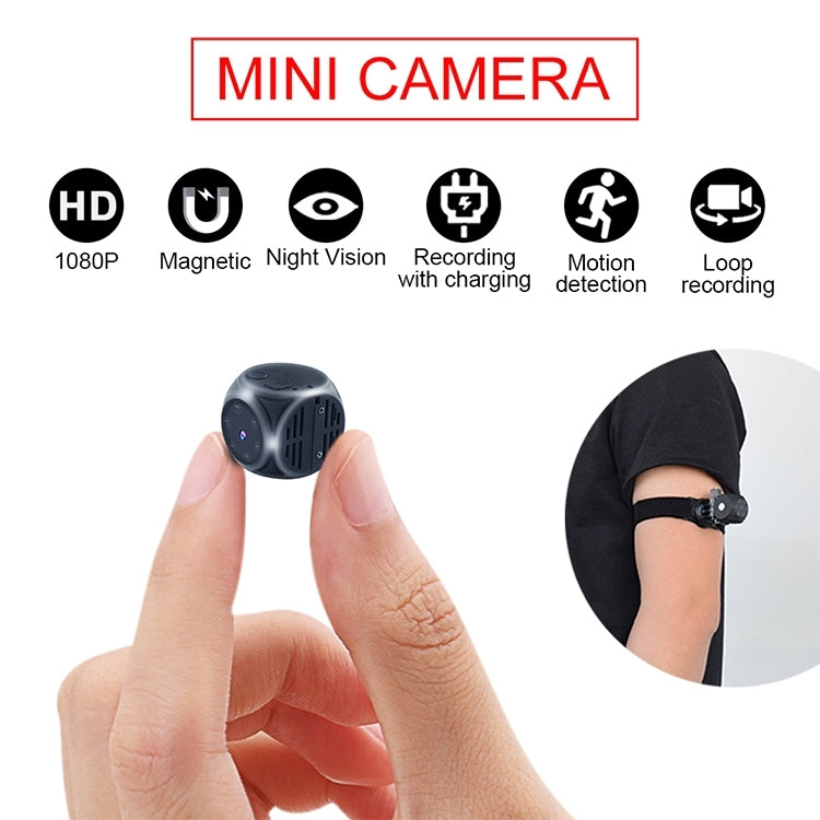 MD21 1080P HD Wireless Camera Sports Outdoor Home Computer Camera, Support Infrared Night Vision / Motion Detection