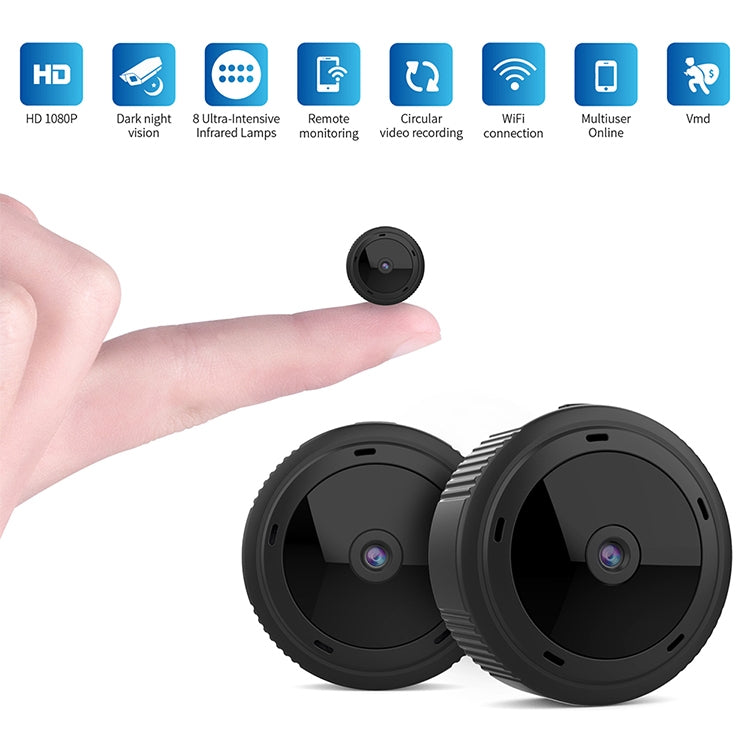 W10 1080P Home Long-distance Security HD Infrared Night Vision Camera