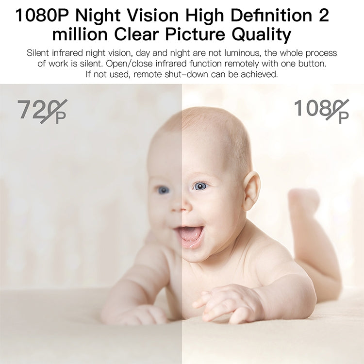 W10 1080P Home Long-distance Security HD Infrared Night Vision Camera