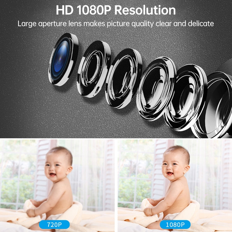 W81 1080P WiFi PIR Human Body Sensing Camera, EU Version, Support Motion Detection / Infrared Night Vision / Two-way Intercom