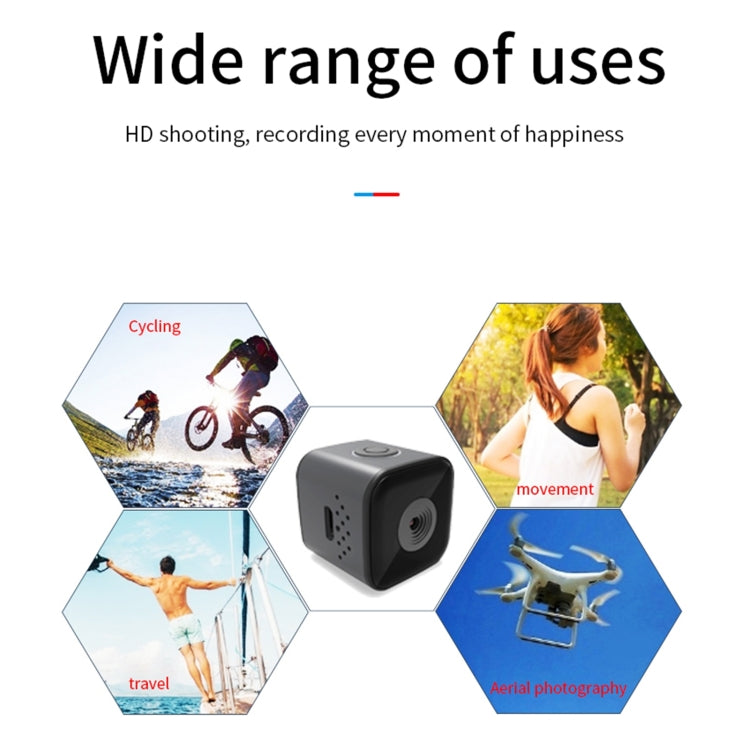 SQ28 1080P Mini Waterproof HD Smart Camera, Support Night Vision & Motion Detection
