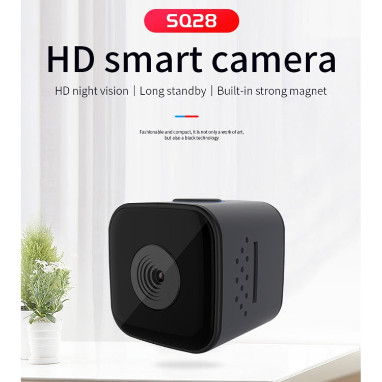 SQ28 1080P Mini Waterproof HD Smart Camera, Support Night Vision & Motion Detection
