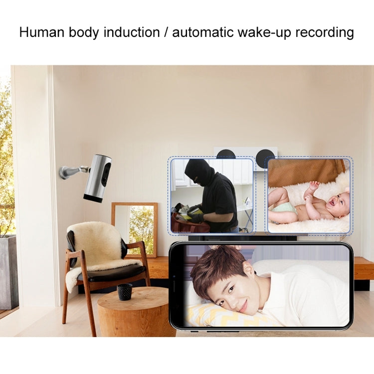 VESAFE VS-Y2 Indoor Security 2.0 MP HD 1080P Smart Wireless Wifi IP Camera, Support Night Vision & PIR Detection & TF Card, Built-in Mic