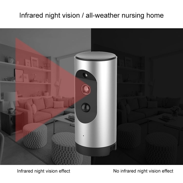 VESAFE VS-Y2 Indoor Security 2.0 MP HD 1080P Smart Wireless Wifi IP Camera, Support Night Vision & PIR Detection & TF Card, Built-in Mic