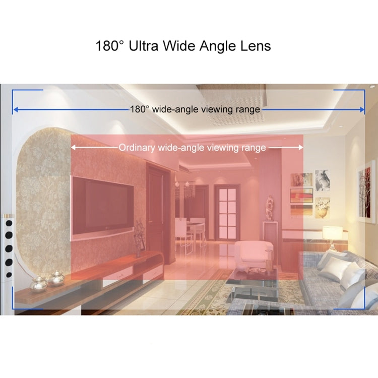 VESAFE VS-Y2 Indoor Security 2.0 MP HD 1080P Smart Wireless Wifi IP Camera, Support Night Vision & PIR Detection & TF Card, Built-in Mic