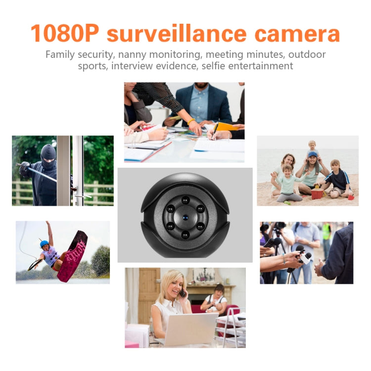SQ6 1080P Large Wide-angle Mini HD Smart Camera, Support Night Vision & Motion Detection