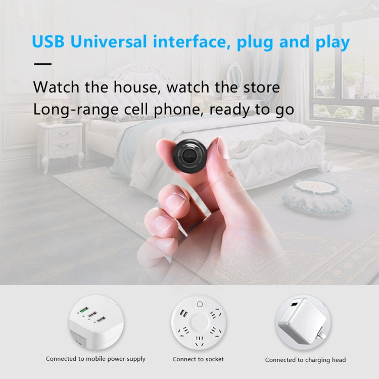 X5 1080P HD WiFi Camera Home Security Monitor, Support Infrared Night Vision & Motion Detection & TF Card