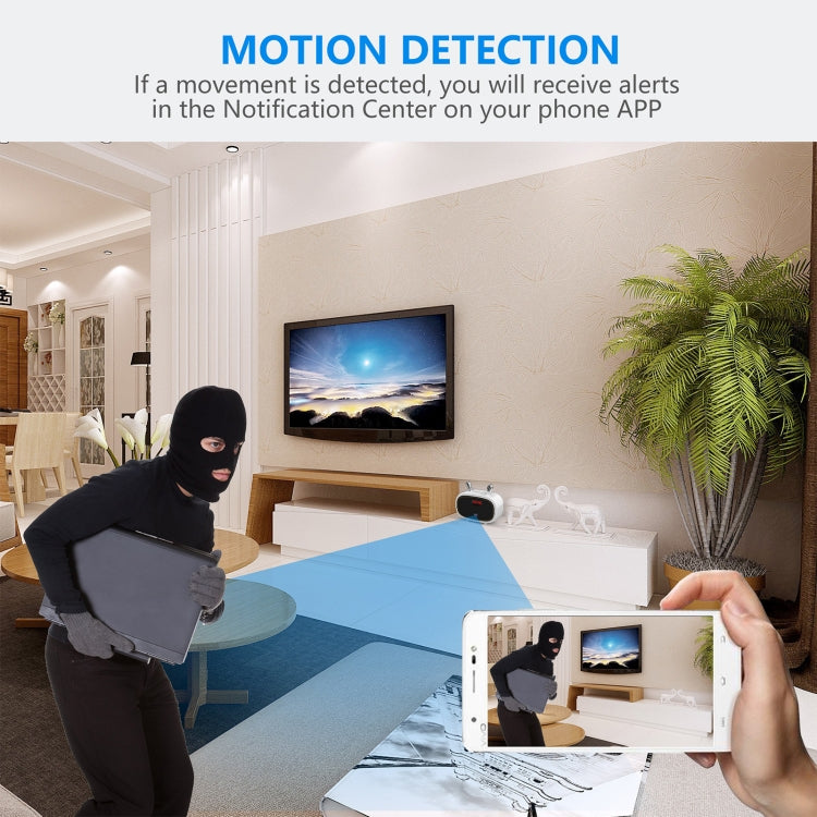 F11 Bluetooth Speaker Wireless Camera with Clock Display, Support Night Vision / Motion Detection / TF Card