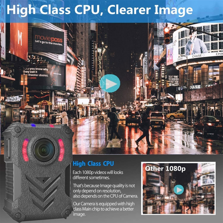 A12 1080P HD 150 Degrees View Angle Field Recorder with Clip, Support Infrared Night Vision & TF Card
