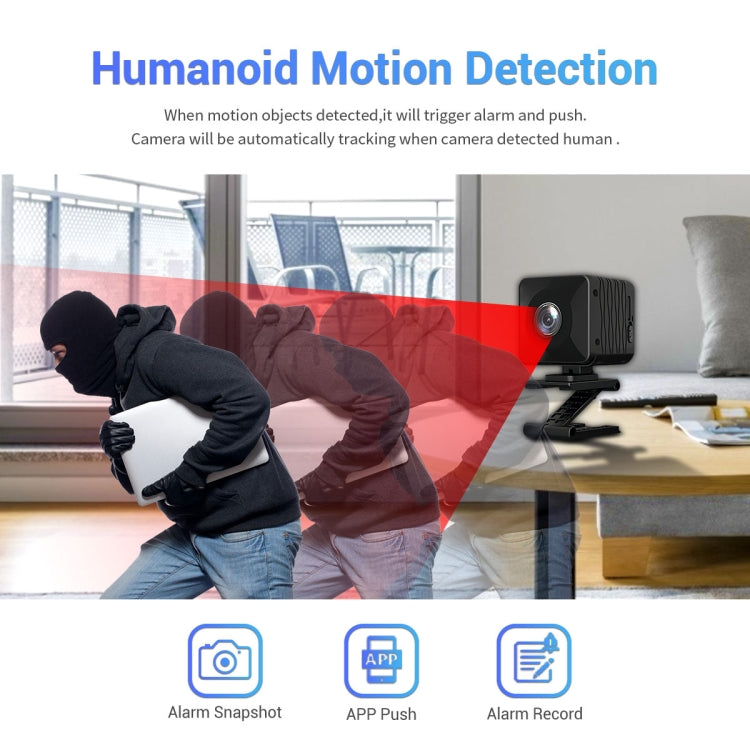 G36 HD 1080P WiFi IP Camera, Support Night Vision & Motion Detection & TF Card (Black)