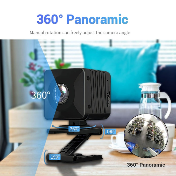 G36 HD 1080P WiFi IP Camera, Support Night Vision & Motion Detection & TF Card (Black)