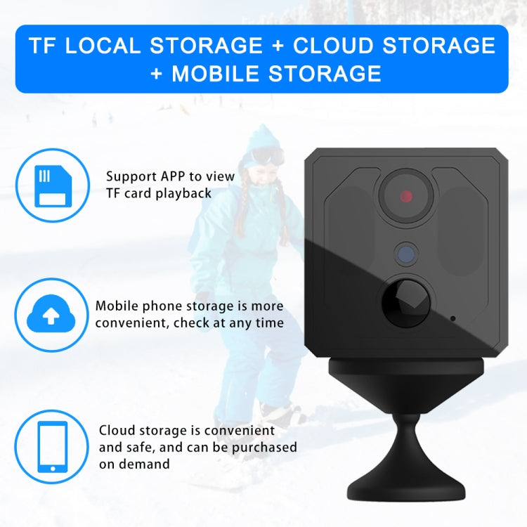 S3 Standard Version 1080P HD Wireless Home Security Camera, Support Two-way Voice Intercom & Humanoid Detection & Motion Detection & TF Card