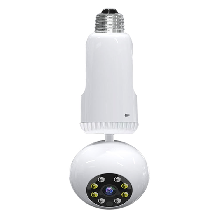 DP20 360 Degrees Rotation 2.0 Million Pixels Wireless Bulb Shape Camera, Support Motion Detection & Infrared Night Vision & Two-way Audio & TF Card(White)