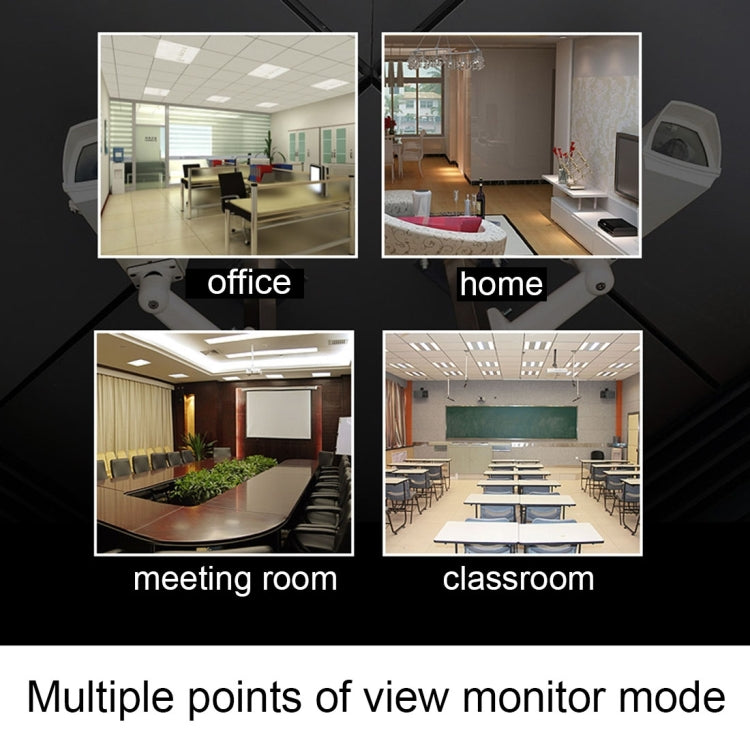 V380 HD 720P 1.0MP 360 Degree Rotatable AP Hotspot Connection IP Camera Wireless WiFi Smart Security Camera, Support Monitor Detection & IR Night Vision & Mobile Phone Remote Control & Two-way Talking