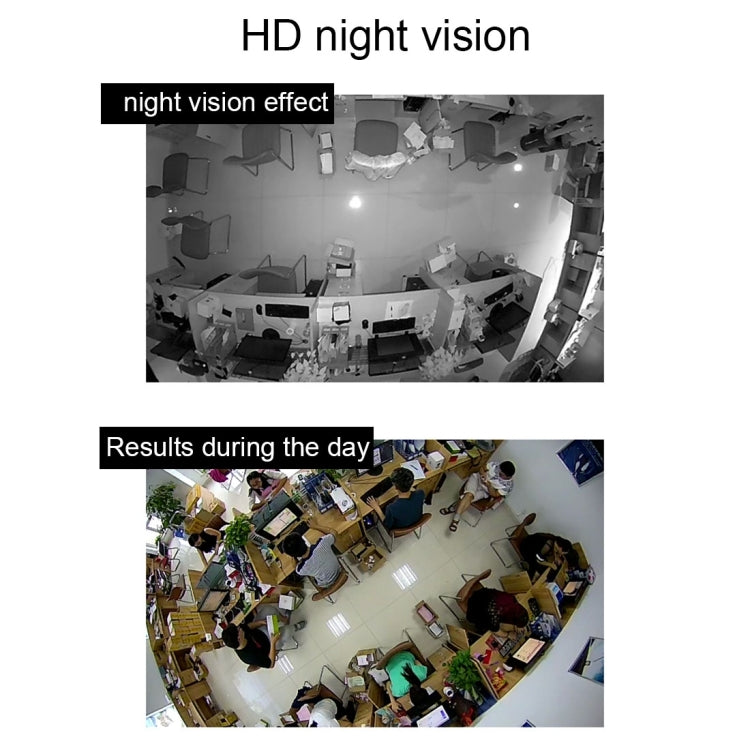 V380 HD 720P 1.0MP 360 Degree Rotatable AP Hotspot Connection IP Camera Wireless WiFi Smart Security Camera, Support Monitor Detection & IR Night Vision & Mobile Phone Remote Control & Two-way Talking