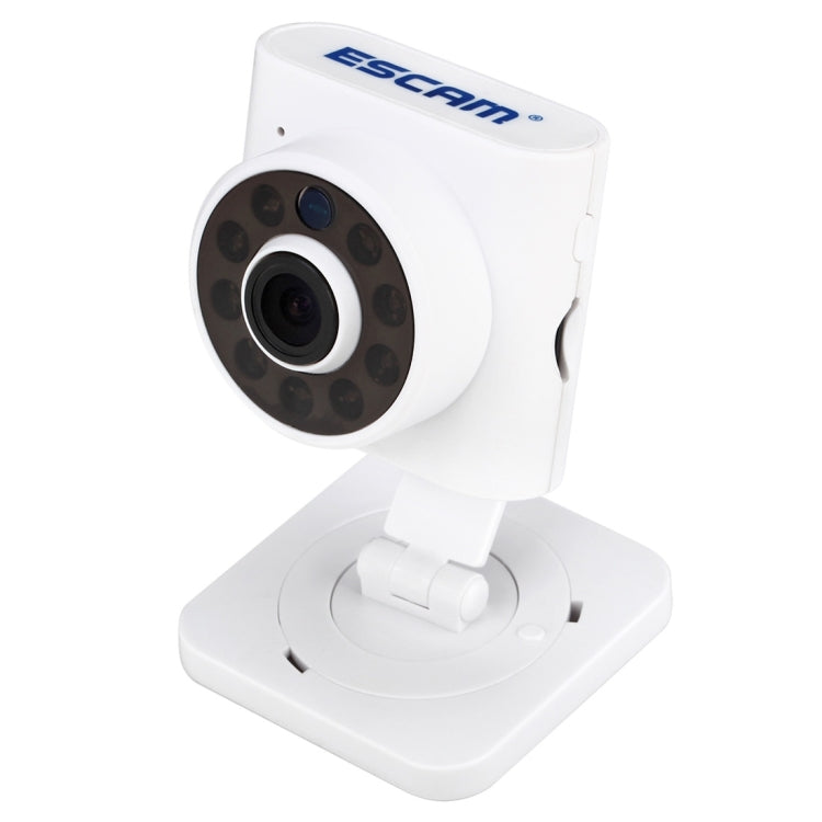 ESCAM Wall-E QF601 ONVIF 1/4 inch CMOS 1.0MP WiFi IP Camera, Support Motion Detection / Night Vision, IR Distance: 10m(White)