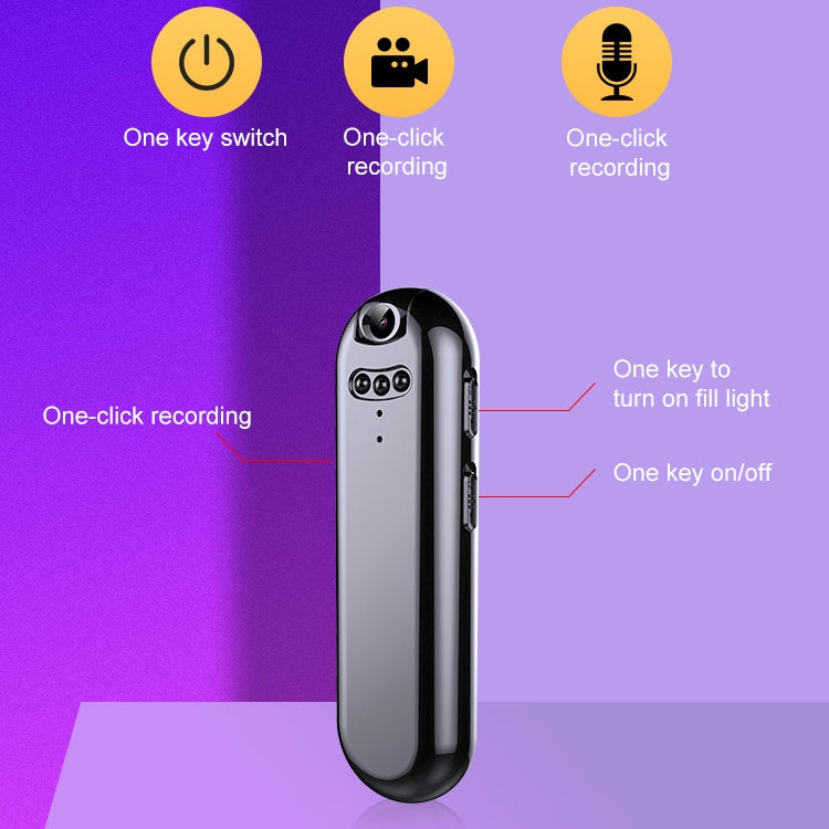 4GB Thumb Mini 1080P Vlogging Video Recorder Camera with Clip
