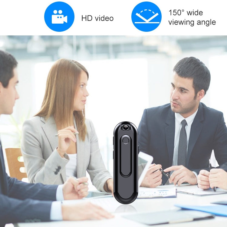 V5 256GB Thumb Mini 1080P Vlogging Video Recorder Camera with Clip
