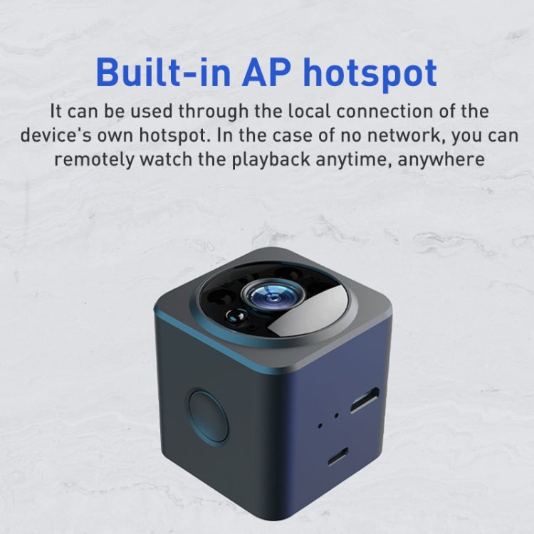 AS02 1080P HD Home Security Surveillance Camera Supports Infrared Night Vision, Two-Way Voice Intercom, No TF Card