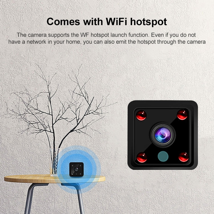 X6 Mini Cube 1080P HD WIFI Home Security Camera