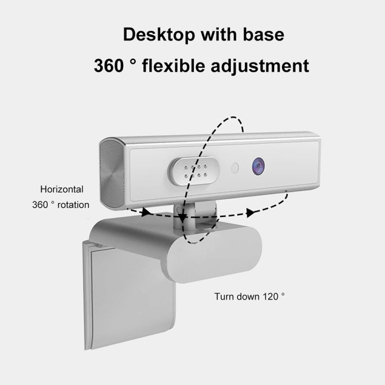 C7 1080P Windows Hello Face Recognition Video Call Web Camera (Black)