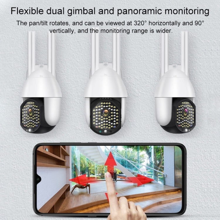XB-61 360-degrees Spherical WiFi Full Color Monitor HD Camera, Supports Motion Detection & Voice Intercom & Night Vision