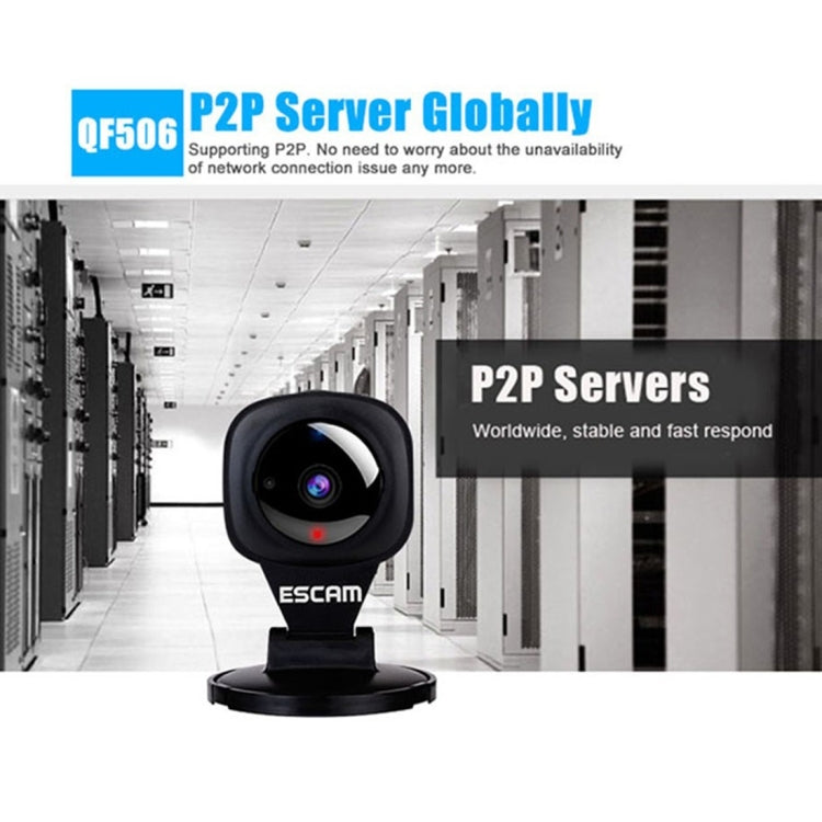 ESCAM Diamond QF506 HD 720P ONVIF 1/4 inch CMOS 1.0MP WiFi IP Camera, Support Motion Detection / Night Vision, IR Distance: 5m