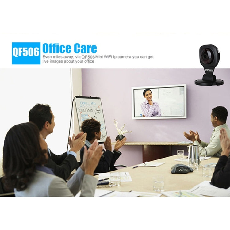 ESCAM Diamond QF506 HD 720P ONVIF 1/4 inch CMOS 1.0MP WiFi IP Camera, Support Motion Detection / Night Vision, IR Distance: 5m