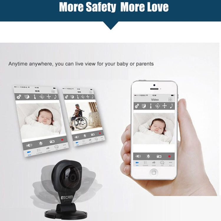 ESCAM Diamond QF506 HD 720P ONVIF 1/4 inch CMOS 1.0MP WiFi IP Camera, Support Motion Detection / Night Vision, IR Distance: 5m