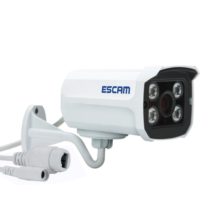 ESCAM QD300 HD 1080P IP66 Waterproof P2P POE IP Camera, Support Night Vision / Motion Detection / ONVIF (White)