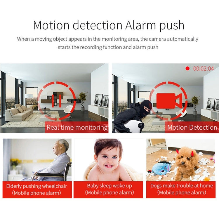 Szsinocom SN-IPC-3002FSW10 Smart Home Security 1.0MP 720P HD 3D Panoramic IP VR Camera 360 Degrees Rotation PTZ Motion Detection Alarm Push 10m IR Night Vision Remote Online Viewing Family Assistant, Support WiFi & AP & Android / IOS OS