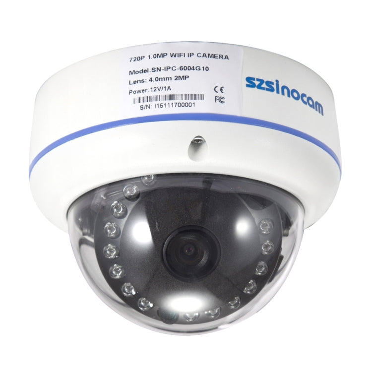 szsinocam SN-NVK-9015 4CH HD 960P 1.3MP 2.4GHz WiFi IP Dome Camera 12.5 inch LCD Screen NVR Kit, IR Distance: 20-30m