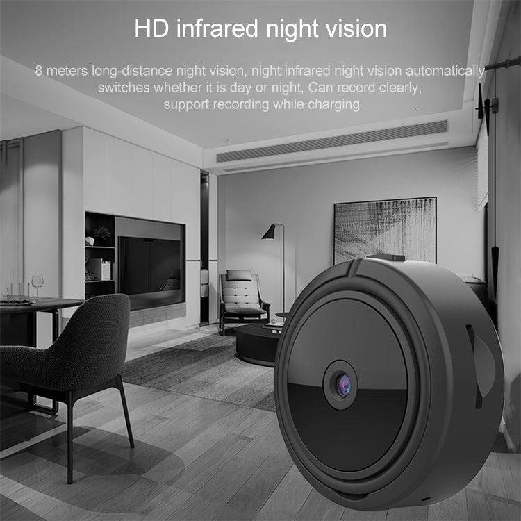 A11 Portable 1080P HD Wireless Camera with Hanging Ring, Support Non-light Infrared Night Vision / Motion Detection / TF Card