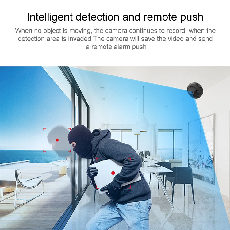 A11 Portable 1080P HD Wireless Camera with Hanging Ring, Support Non-light Infrared Night Vision / Motion Detection / TF Card