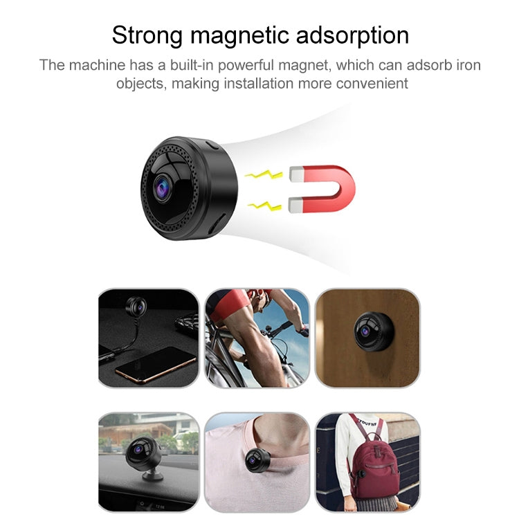 W12 Mini 1080P HD Wireless Camera, Support Non-light Infrared Night Vision / Motion Detection