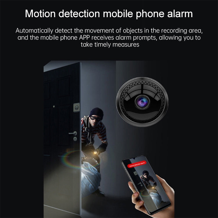 W12 Mini 1080P HD Wireless Camera, Support Non-light Infrared Night Vision / Motion Detection