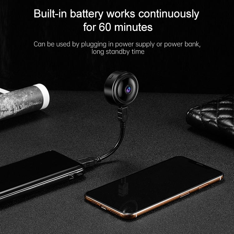W12 Mini 1080P HD Wireless Camera, Support Non-light Infrared Night Vision / Motion Detection