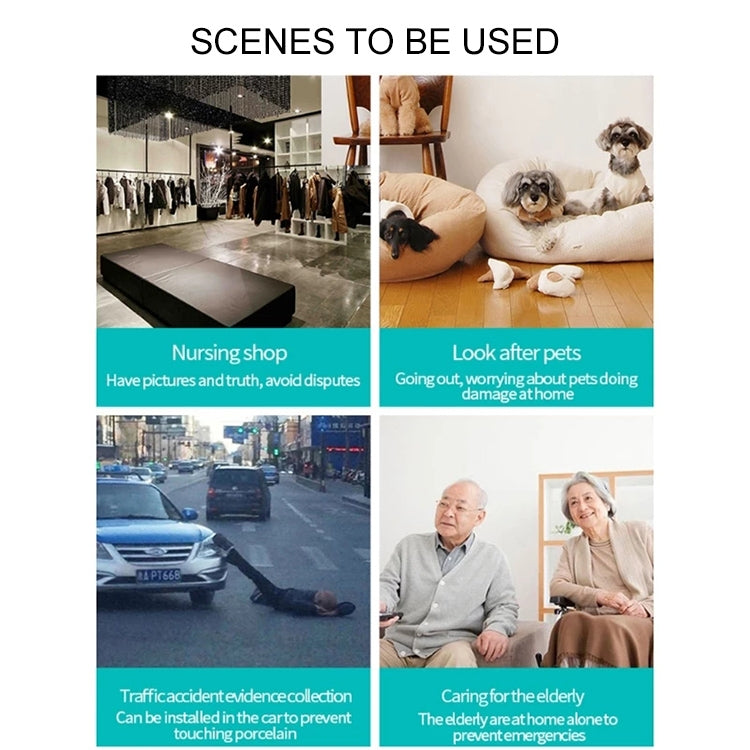 W12 Mini 1080P HD Wireless Camera, Support Non-light Infrared Night Vision / Motion Detection