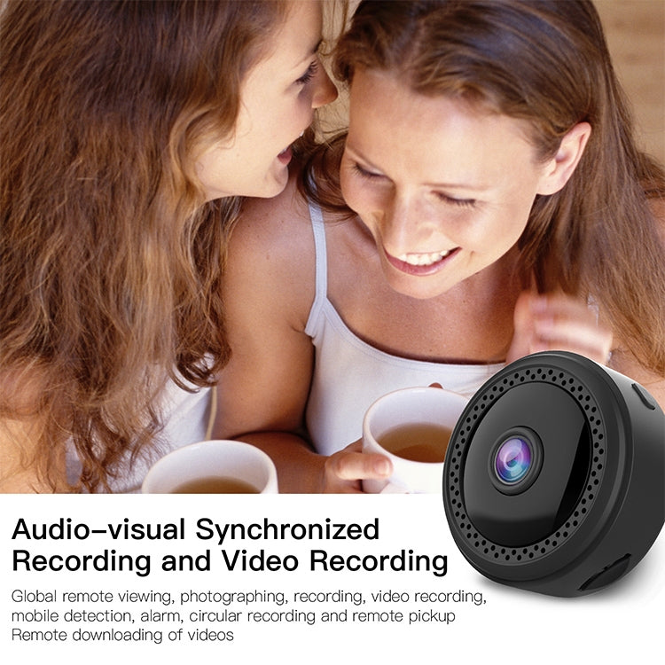W12 Mini 1080P HD Wireless Camera, Support Non-light Infrared Night Vision / Motion Detection