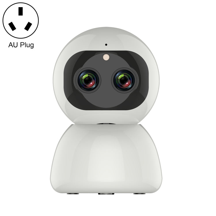YT48 HD Wireless Indoor Network Shaking Head Binocular Camera, Support Motion Detection & Infrared Night Vision & Micro SD Card,