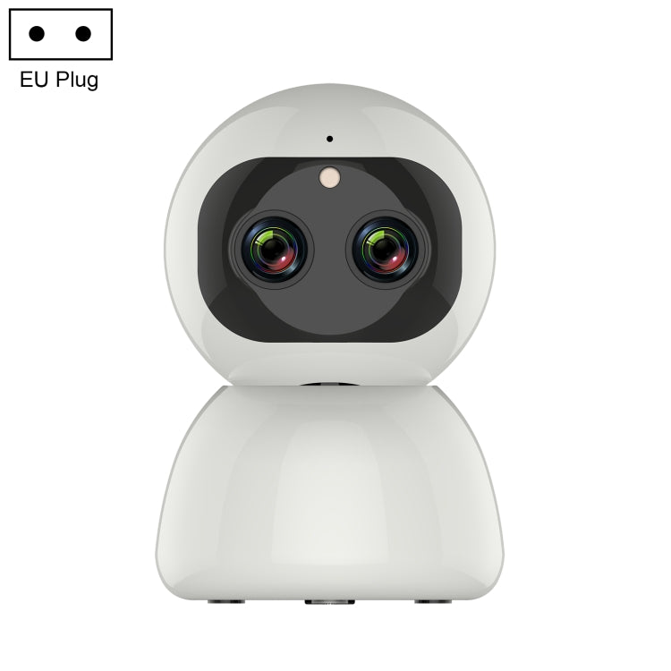 YT48 HD Wireless Indoor Network Shaking Head Binocular Camera, Support Motion Detection & Infrared Night Vision & Micro SD Card,