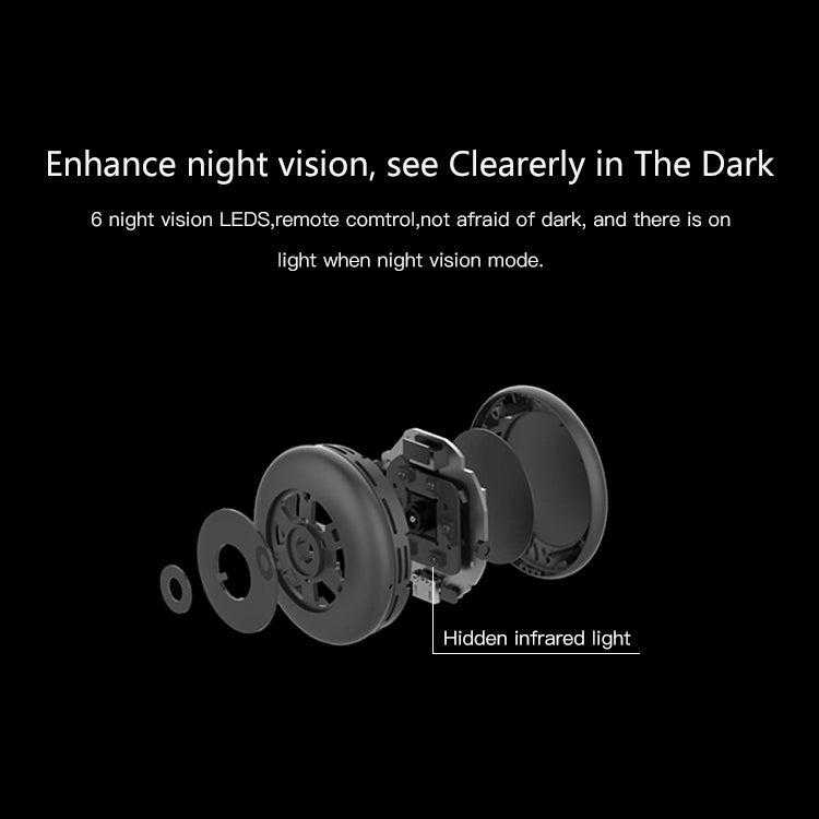 H11 Mini HD APP 1080P 120 Degree Wide Angle Wearable Smart Wireless WiFi Surveillance Camera, Support No Light Infrared Night Vision & Motion Detection Recording & Photograph & Loop Recording