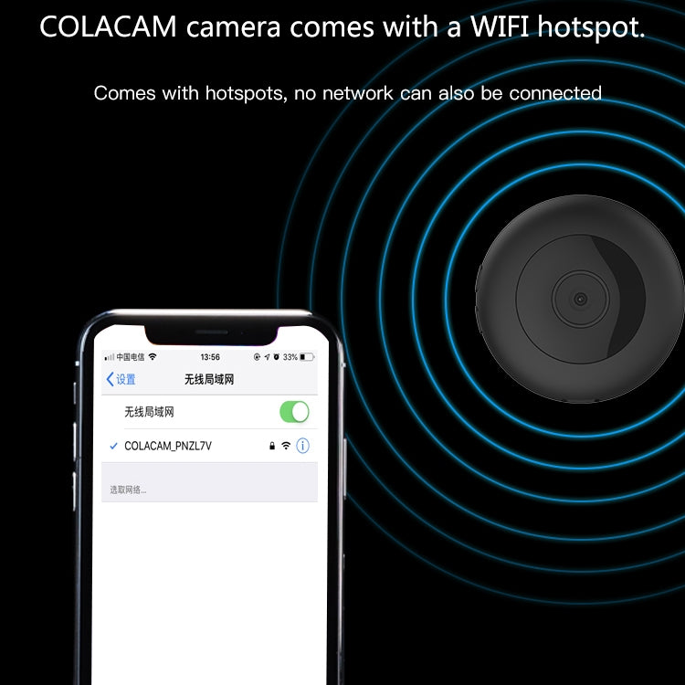 H11 Mini HD APP 1080P 120 Degree Wide Angle Wearable Smart Wireless WiFi Surveillance Camera, Support No Light Infrared Night Vision & Motion Detection Recording & Photograph & Loop Recording