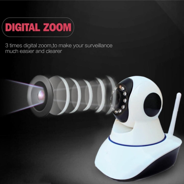 Wanscam HW0041 1.0MP 720P 1/4 inch PTZ P2P WiFi IP Camera, Support Motion Detection / Night Vision, IR Distance: 10m(White)