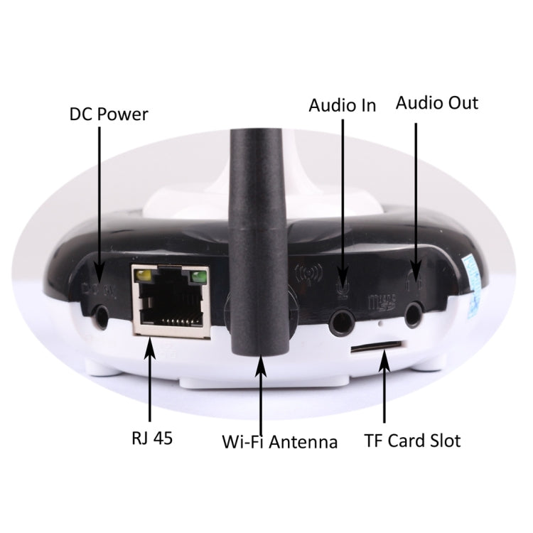 Wanscam HW0049 1.0MP 720P 1/4 inch PTZ P2P WiFi IP Camera, Support Motion Detection / Night Vision, IR Distance: 10m(White)