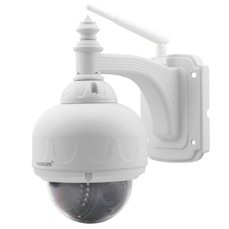 Wanscam HW0028 1.0MP 720P 1/4 inch 5x Optical Zoom Lens Waterproof WiFi IP PTZ Dome Camera,  Night Vision / Motion Detection, IR Distance: 15m