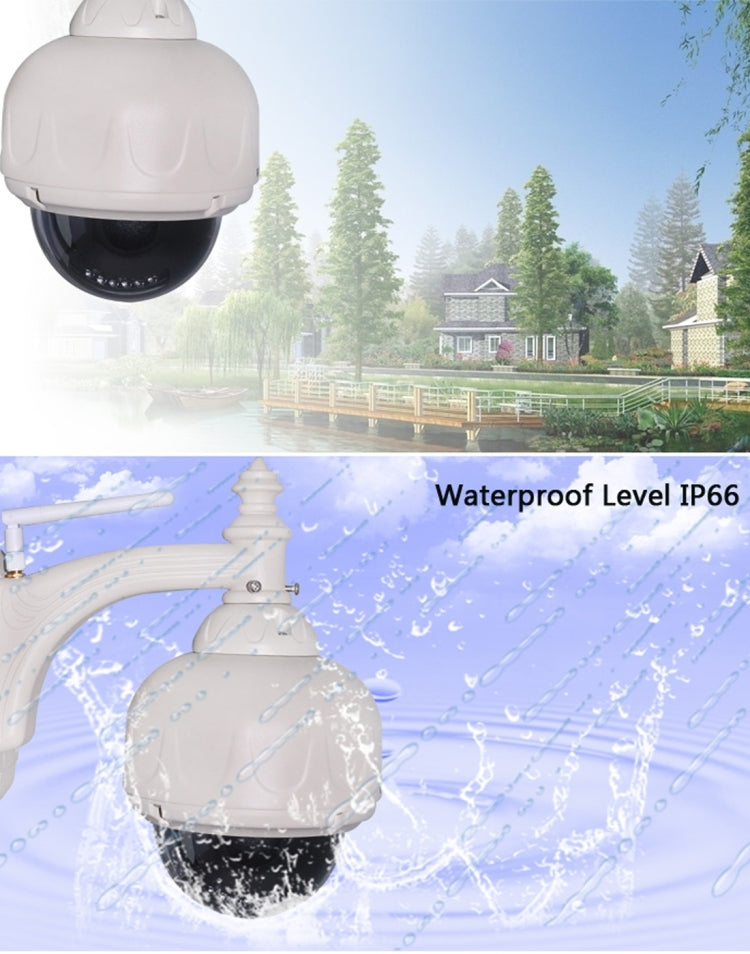 Wanscam HW0028 1.0MP 720P 1/4 inch 5x Optical Zoom Lens Waterproof WiFi IP PTZ Dome Camera,  Night Vision / Motion Detection, IR Distance: 15m