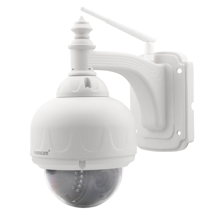 Wanscam HW0038 1.0MP 720P 1/4 inch 4mm Lens Waterproof WiFi IP PTZ Dome Camera,  Night Vision / Motion Detection, IR Distance: 15m