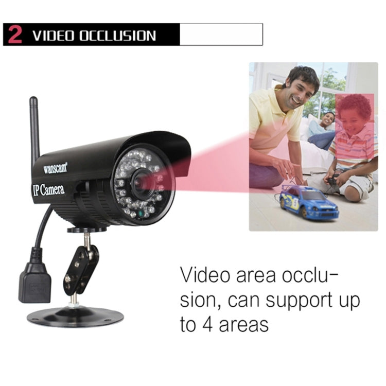 Wanscam HW0052 4.0MP 720P 1/4 inch PTZ P2P WiFi IP Bullet Camera, Support Night Vision / Motion Detection, IR Distance: 20m
